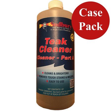 Sudbury Teak Cleaner Part A - Quart - *Case of 12* 861QCASE